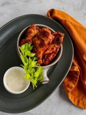 Bourbon Barrel Barbecue Chicken Wings
