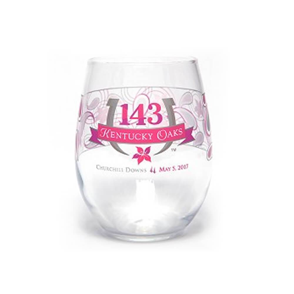 2017 Official 143rd Kentucky Oaks Glass
