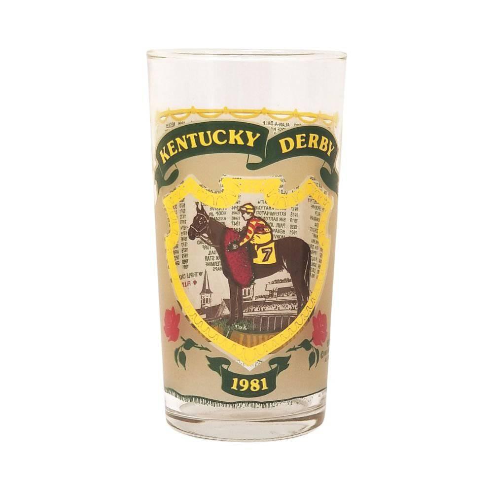 1981 Official 107th Kentucky Derby Mint Julep Glass - A Taste of Kentucky