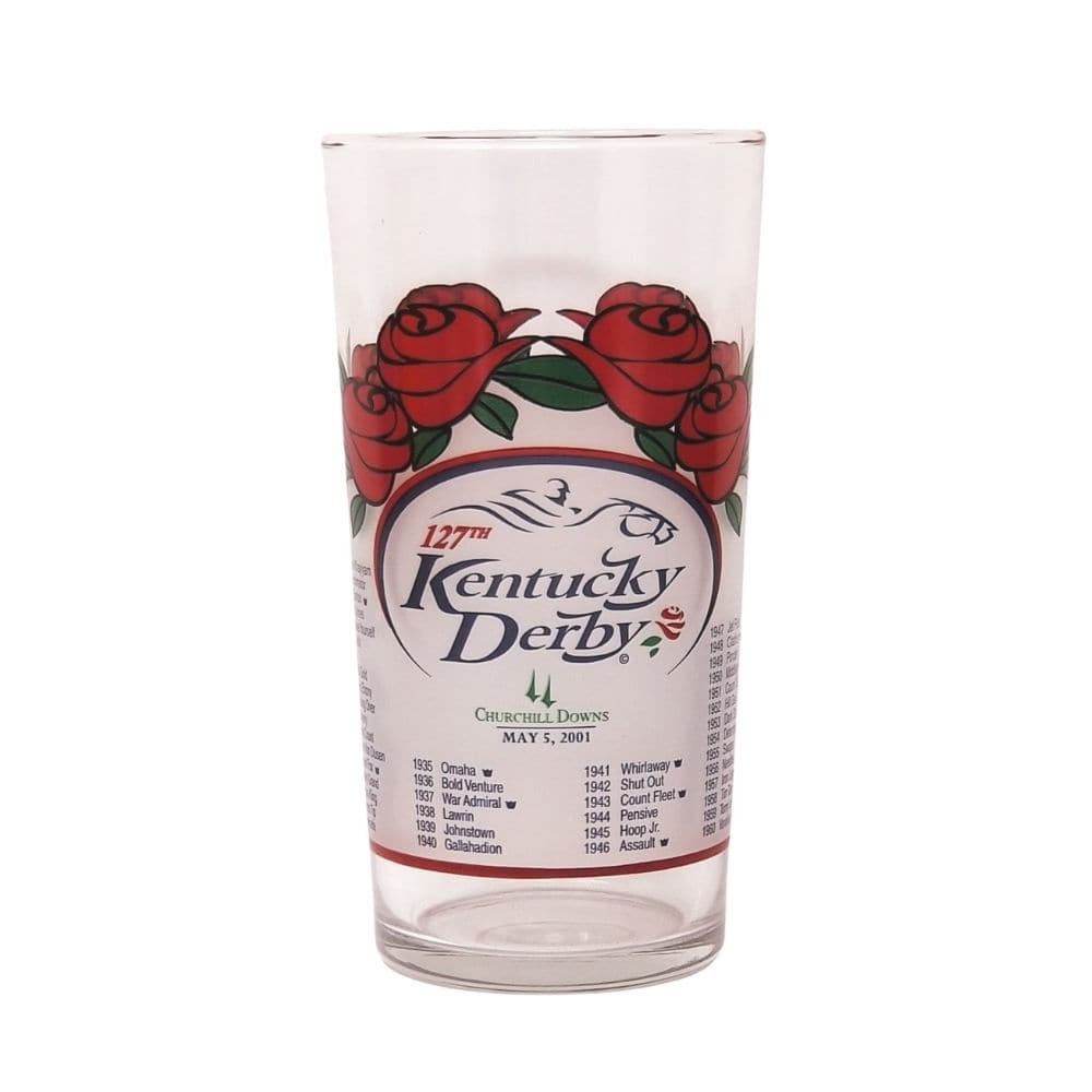 2001 Official 127th Kentucky Derby Mint Julep Glass
