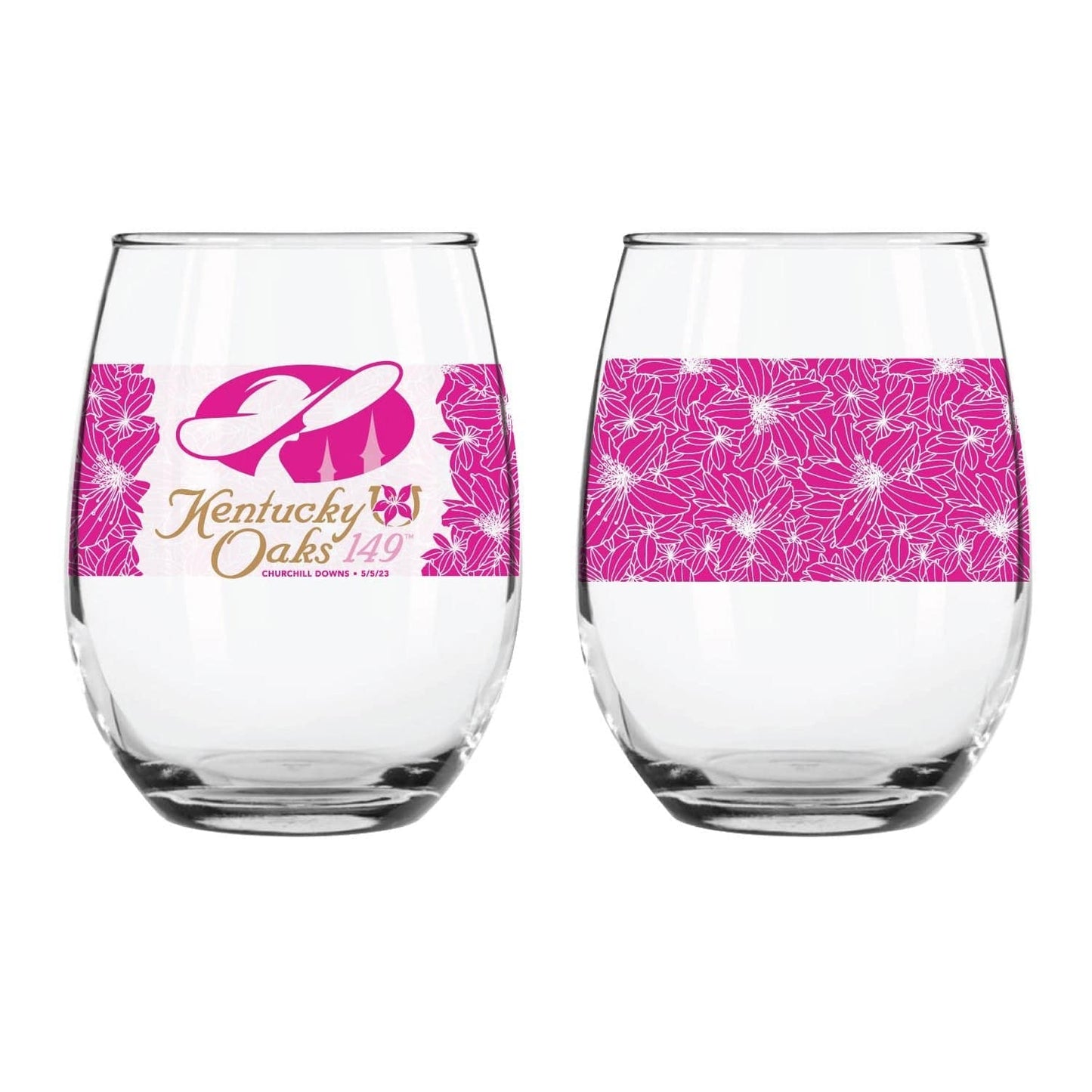 2023 Official 149th Kentucky Oaks Glass - A Taste of Kentucky