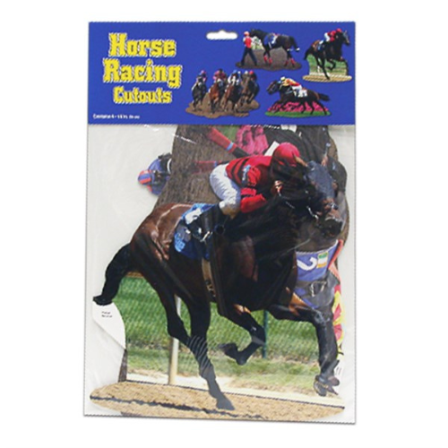 Kentucky Derby Horse Racing Cutouts – Set of 4 - A Taste of Kentucky