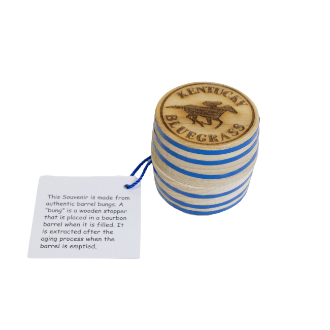 Kentucky Heritage Bourbon Barrel Bung Ornament - A Taste of Kentucky