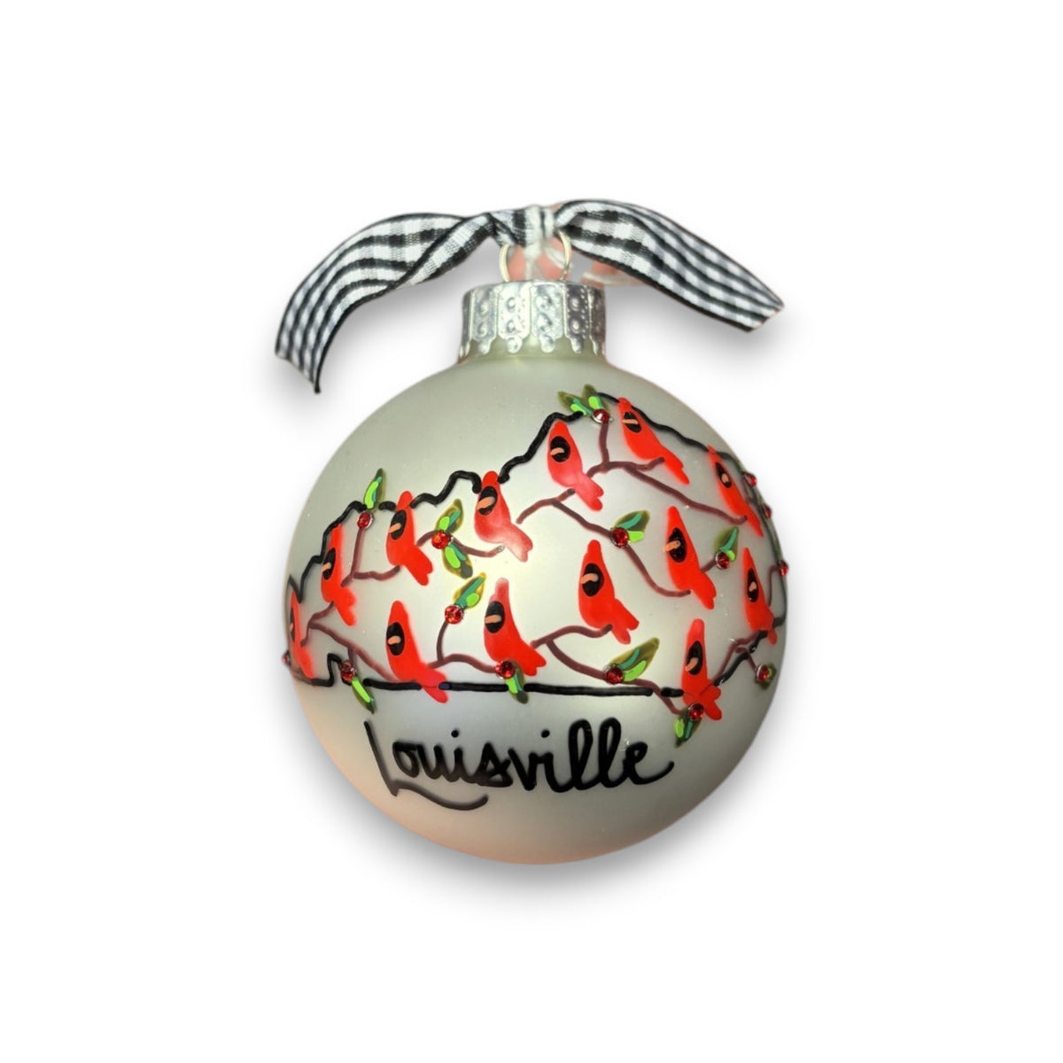 Cardinal Hand Painted Ornaments
