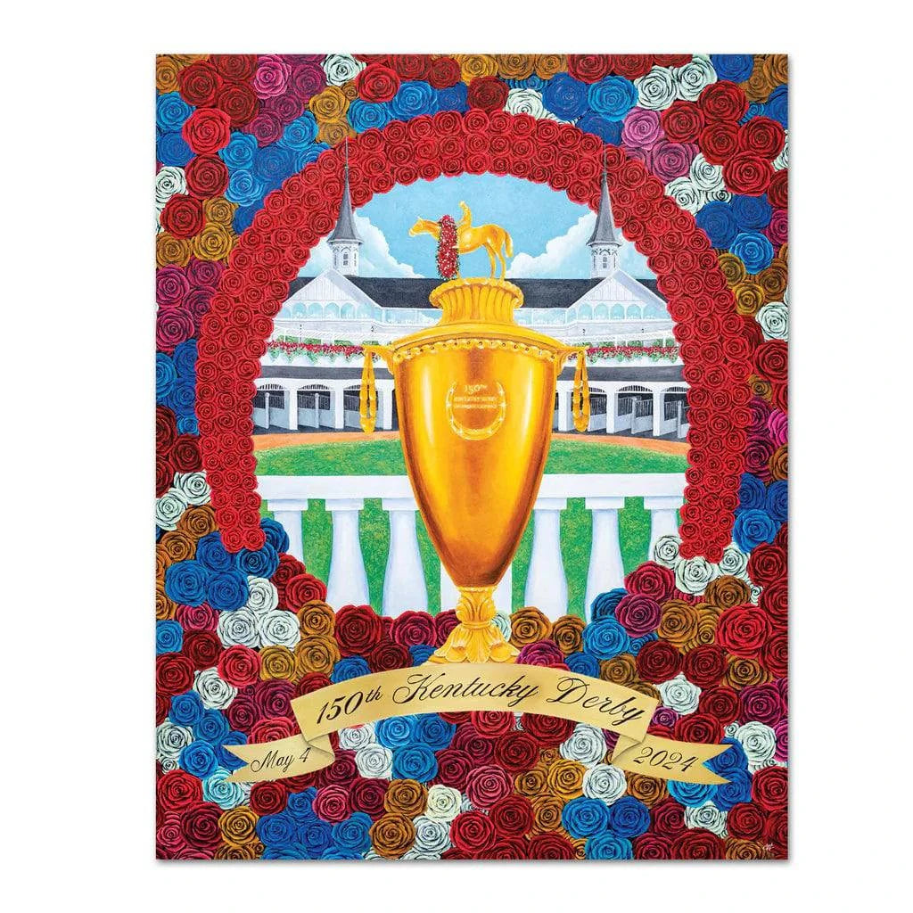 150th Kentucky Derby Art Poster