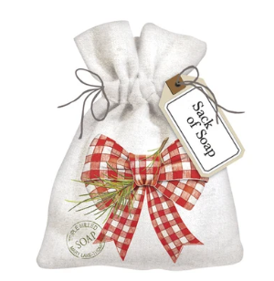 Luxury Floral Soap in Linen Gift Bag - 6oz - A Taste of Kentucky