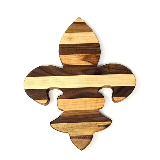Appalachian Mountain Crafts Fleur de Lis Cutting Board - A Taste of Kentucky