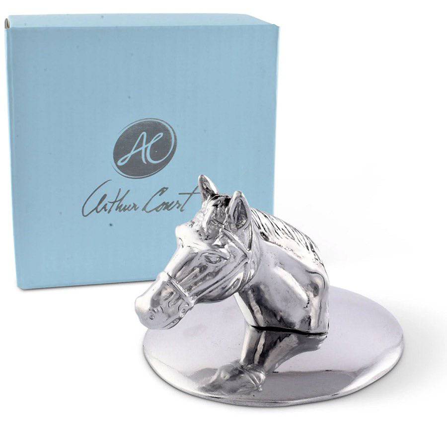 Arthur Court Horsehead Napkin Weight - A Taste of Kentucky