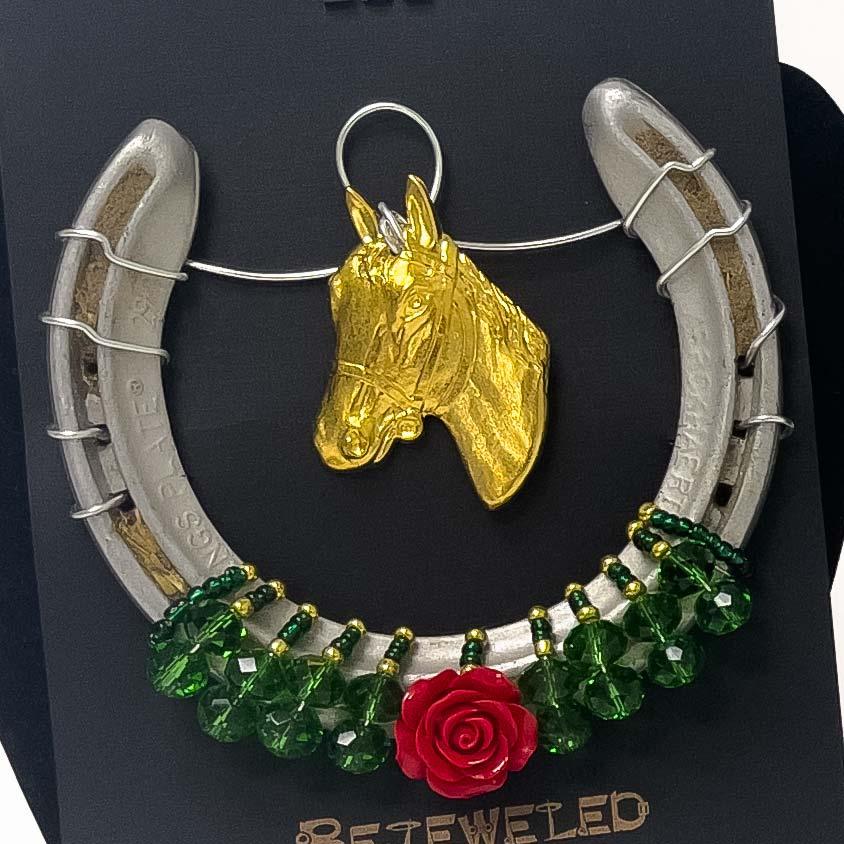 Bejeweled Horseshoe from Churchill Downs - A Taste of Kentucky
