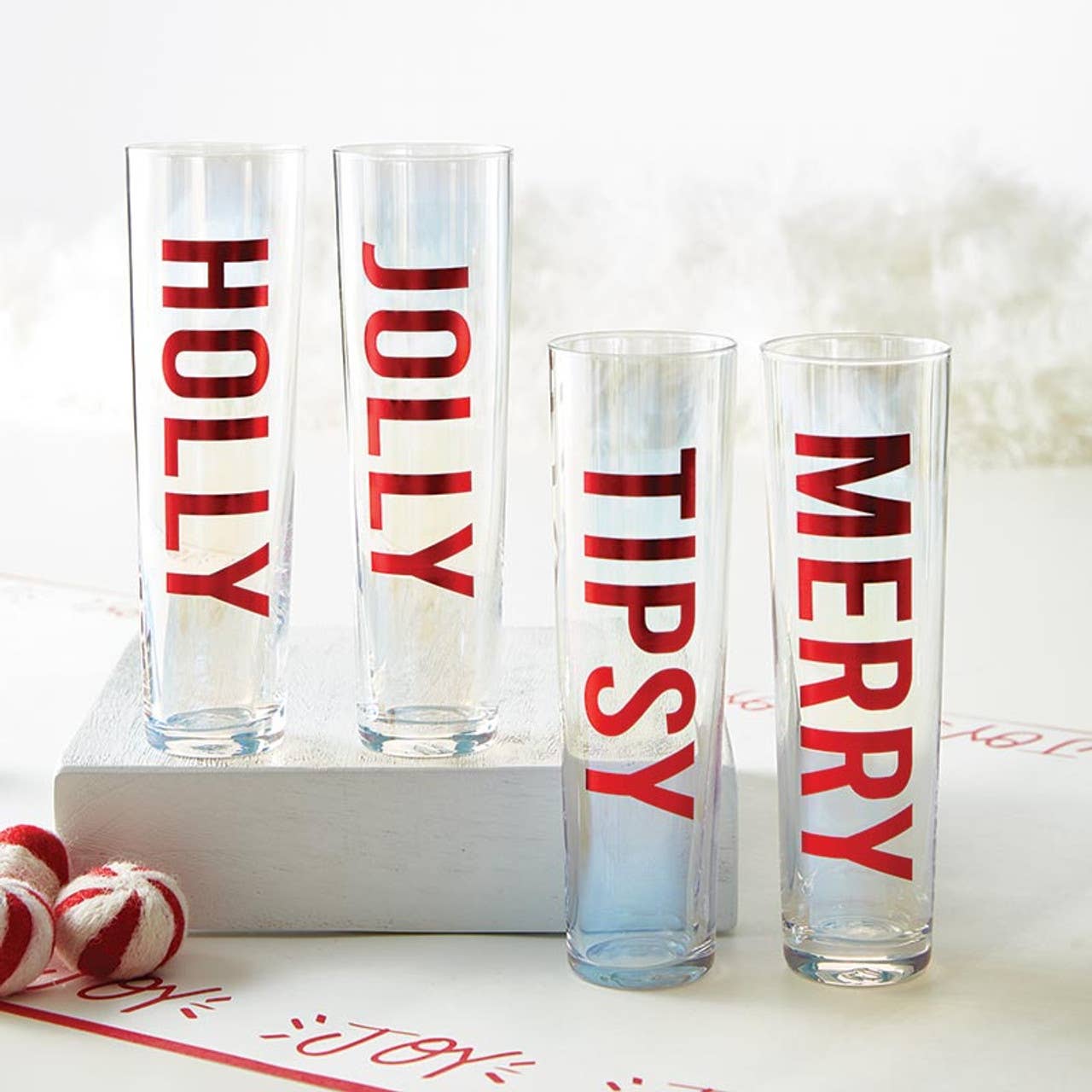 Set of 4 Champagne Flute - A Taste of Kentucky