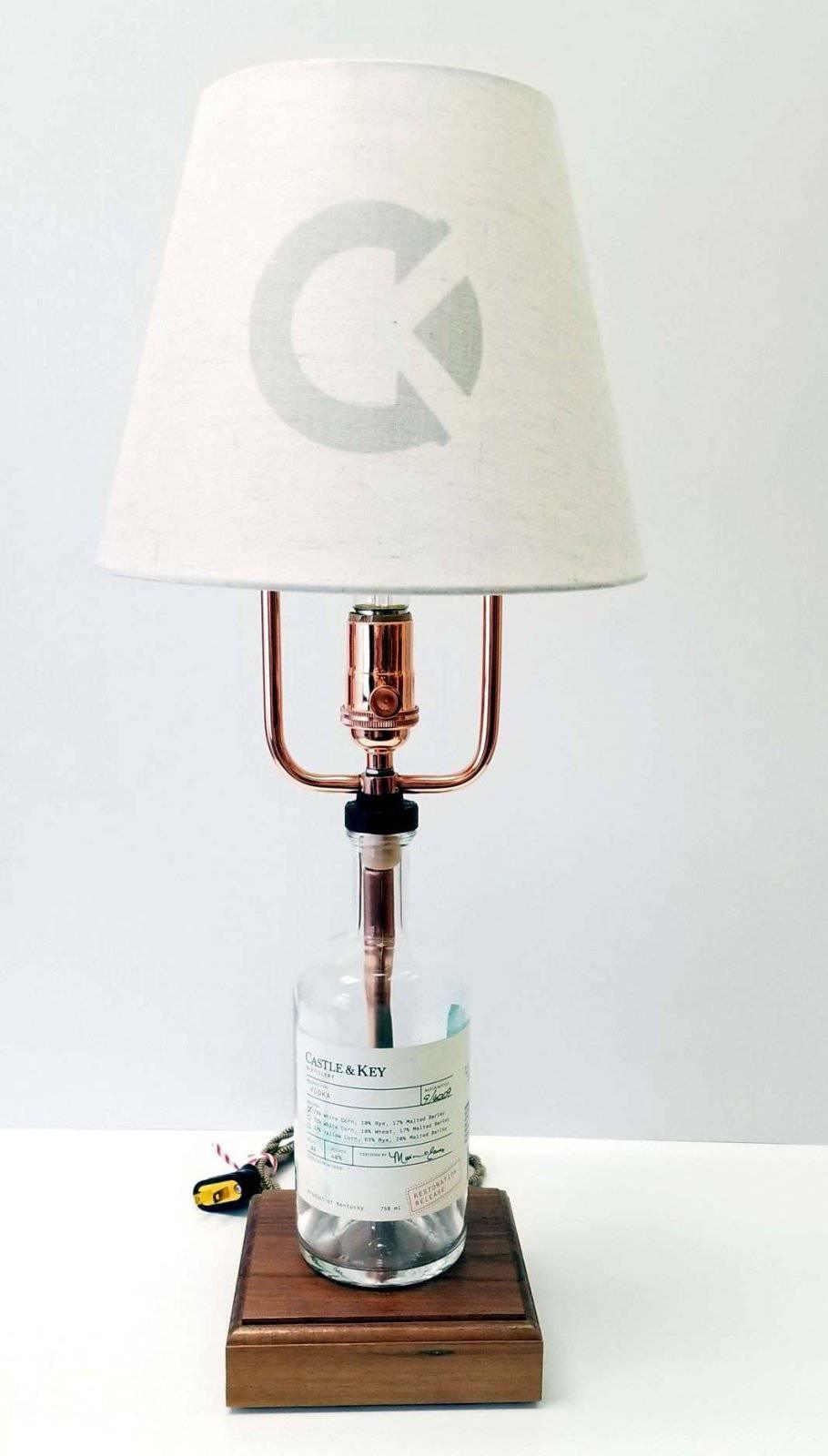 Castle & Key Vodka Bottle Lamp - A Taste of Kentucky