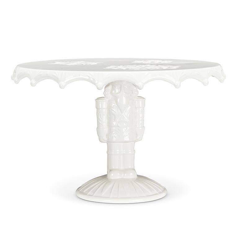 Nutcracker Pedestal Cake Plate - Clearance - A Taste of Kentucky