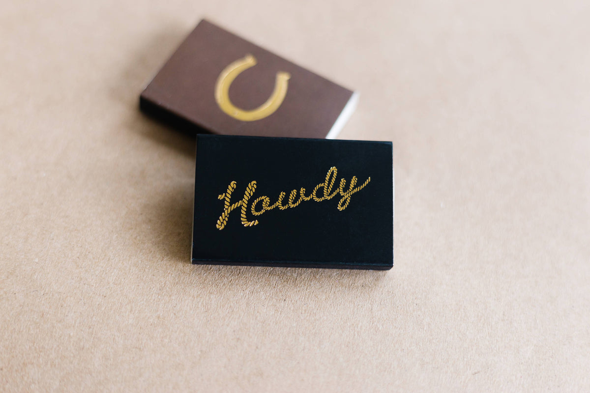 Lucky Horseshoe Matchbox | Western Decor | Cowgirl Gift - A Taste of Kentucky