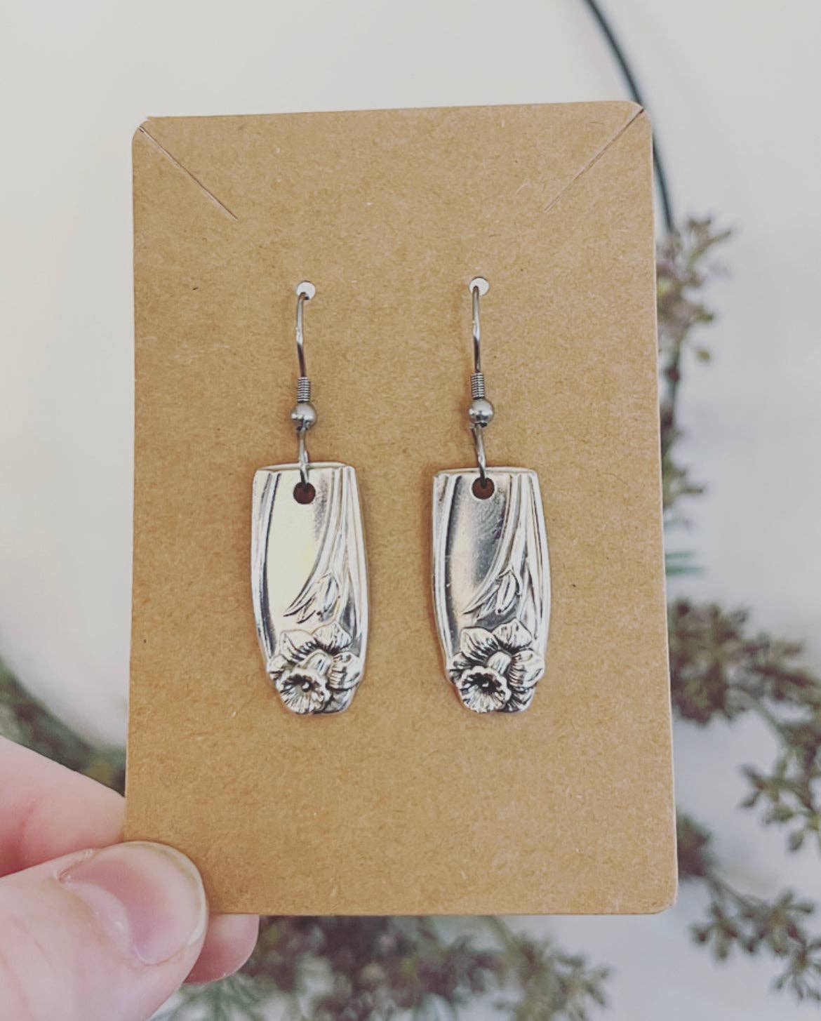 Daffodil Spoon Earrings - A Taste of Kentucky