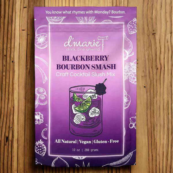 D'Marie Blackberry Bourbon Smash Slush Mix - A Taste of Kentucky