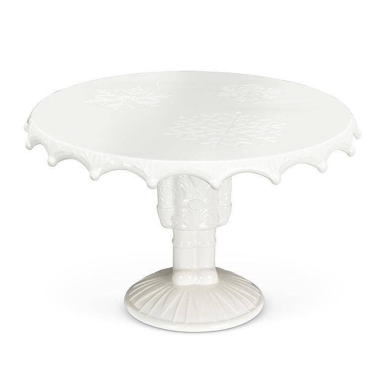 Nutcracker Pedestal Cake Plate - Clearance - A Taste of Kentucky