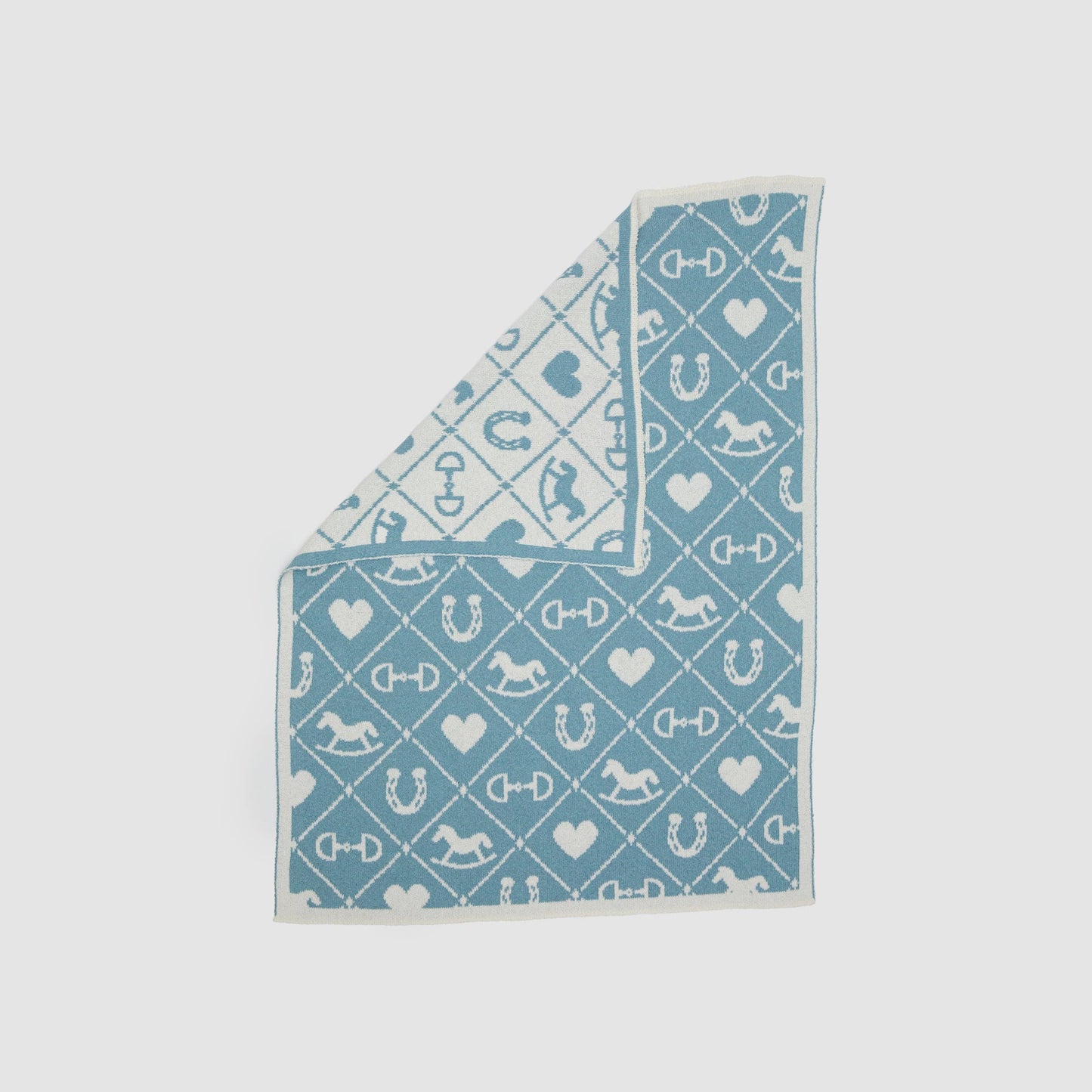 Baby Cotton Knit Blanket - Pony Quilt - A Taste of Kentucky