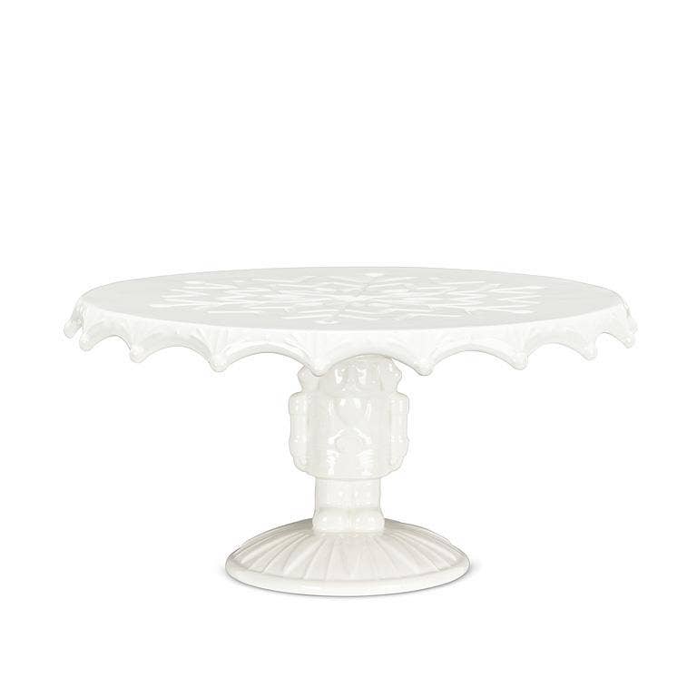Nutcracker Pedestal Cake Plate - Clearance - A Taste of Kentucky