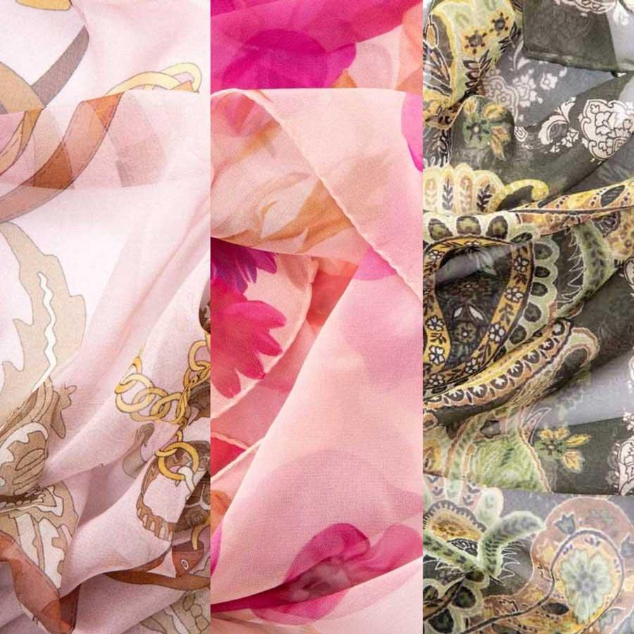 Elizabetta Italian Sheer Silk Scarf - A Taste of Kentucky