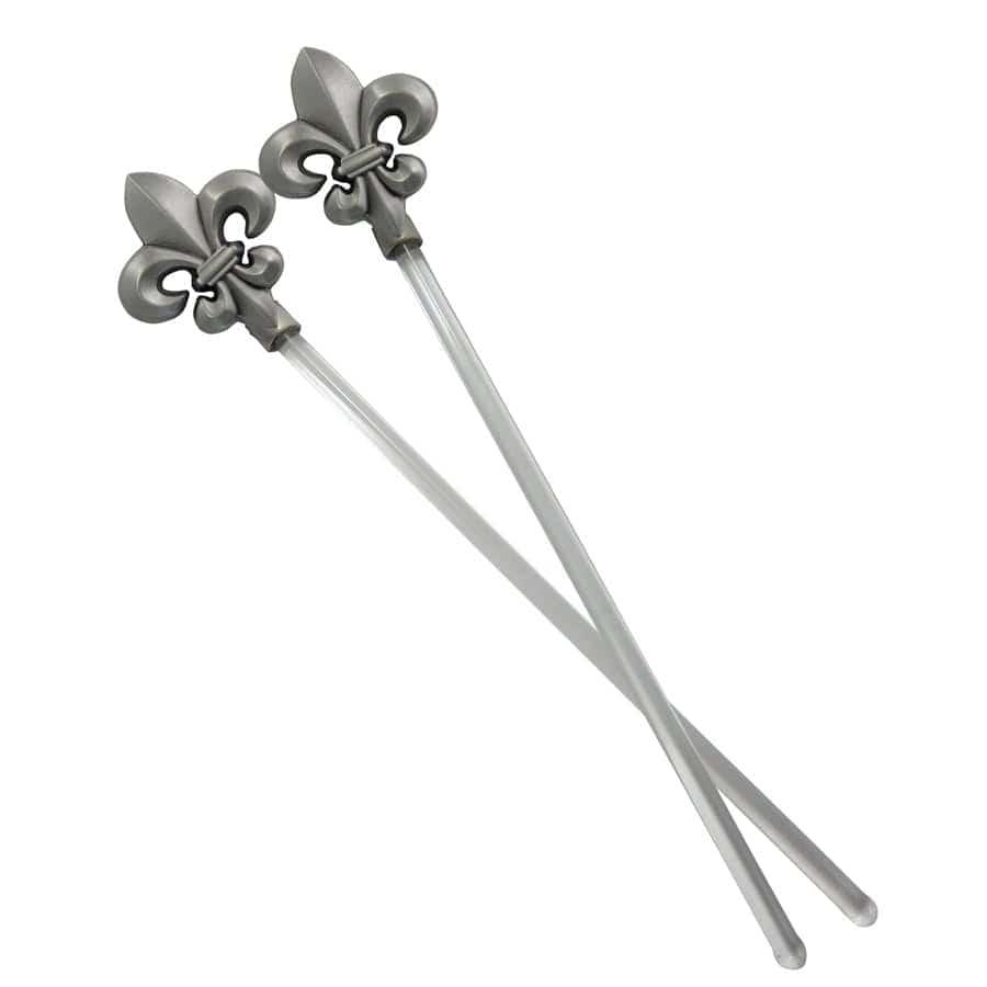 Fleur de Lis Cocktail Stir Sticks - A Taste of Kentucky