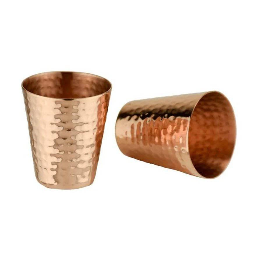Hammered Copper Shot Glass Set - A Taste of Kentucky