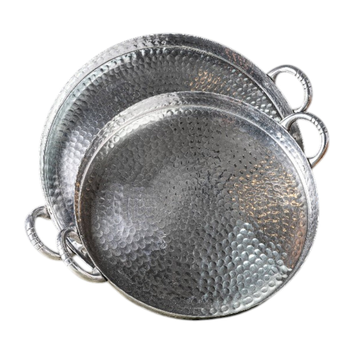 Scalloped Hammered Tray - A Taste of Kentucky