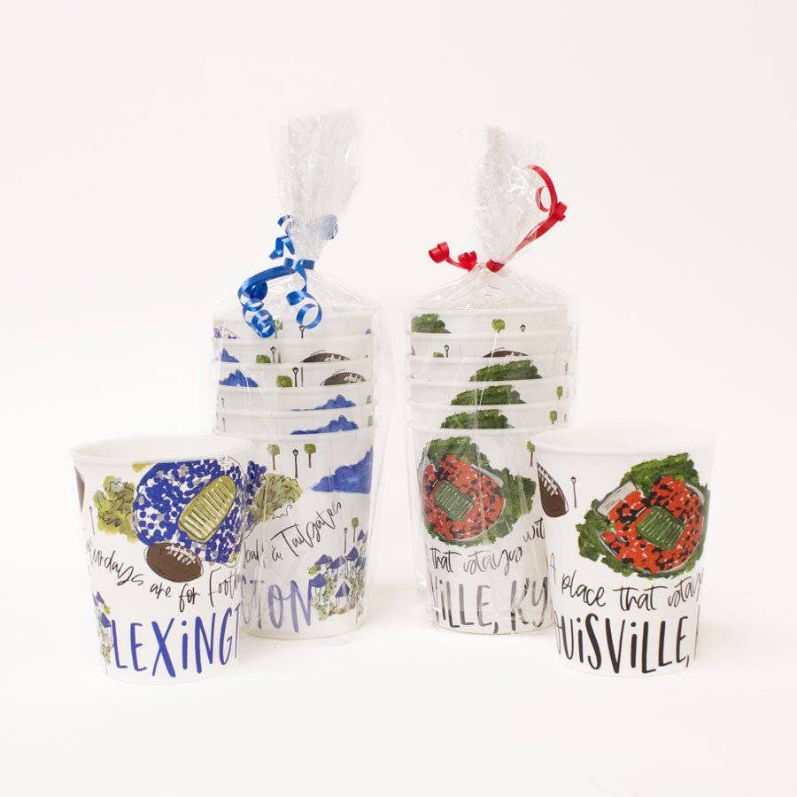 Happy by Rachel Collegiate Party Cups - A Taste of Kentucky