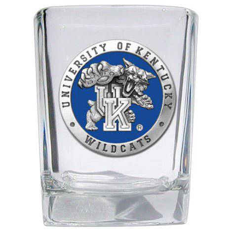 Heritage Pewter Collegiate Square Shot Glass - A Taste of Kentucky
