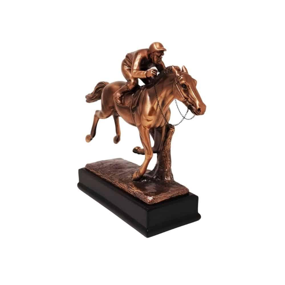 Horse and Jockey Classic Sculpture - A Taste of Kentucky