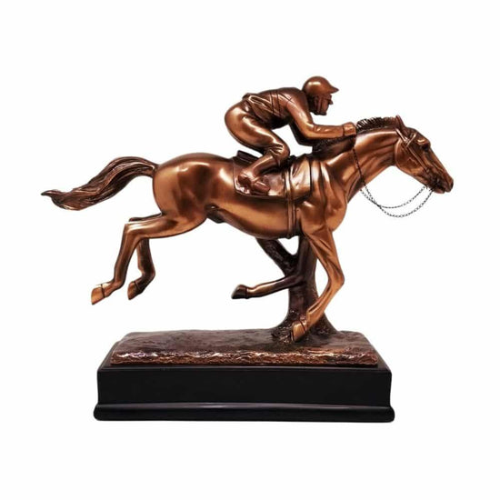 Horse and Jockey Classic Sculpture - A Taste of Kentucky