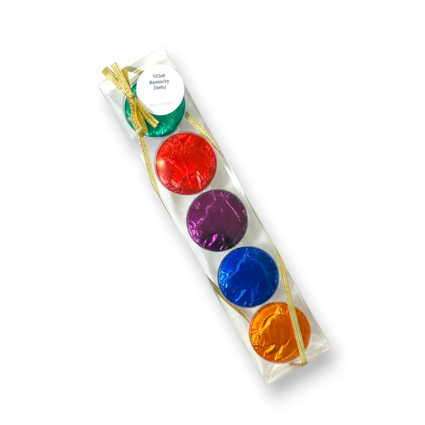 Chocolate Foil Horse Coins - 5pc Set - A Taste of Kentucky