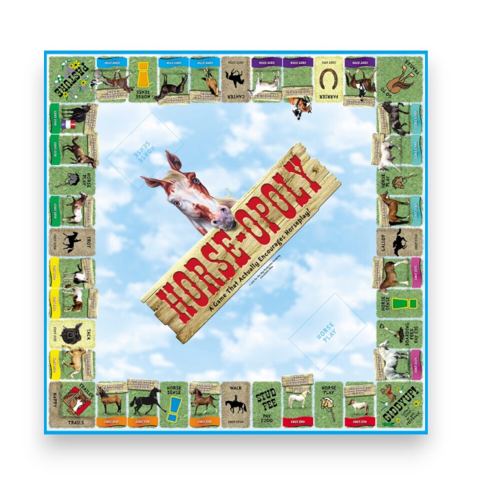 Horse-Opoly Board Game | The Equine Property Trading Game - A Taste of Kentucky