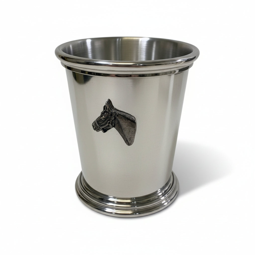 Salisbury Kentucky Mint Julep Cup | 9 oz. Polished Pewter | Multiple Designs - A Taste of Kentucky