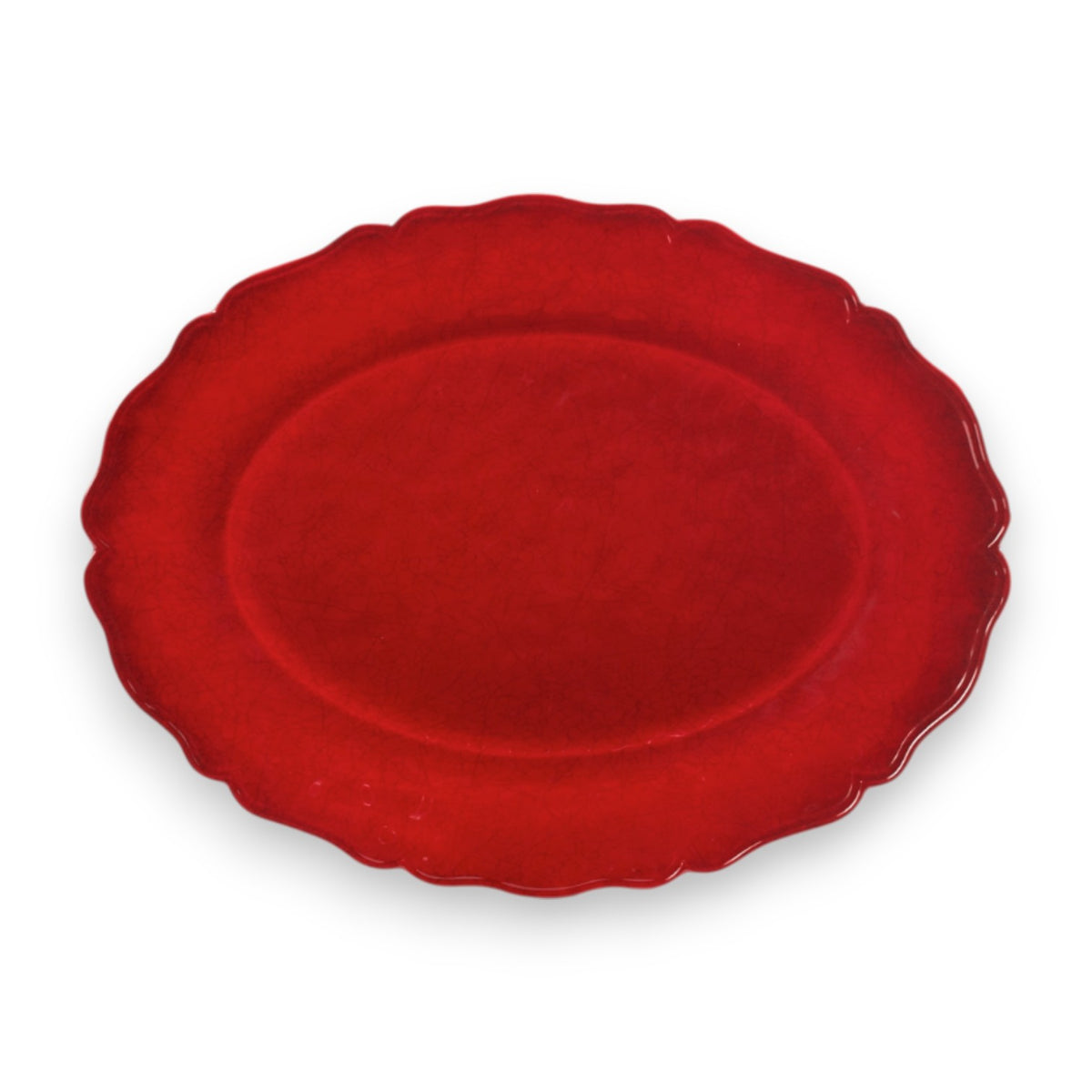 Isabella Red Holiday Oval Melamine Platter - A Taste of Kentucky