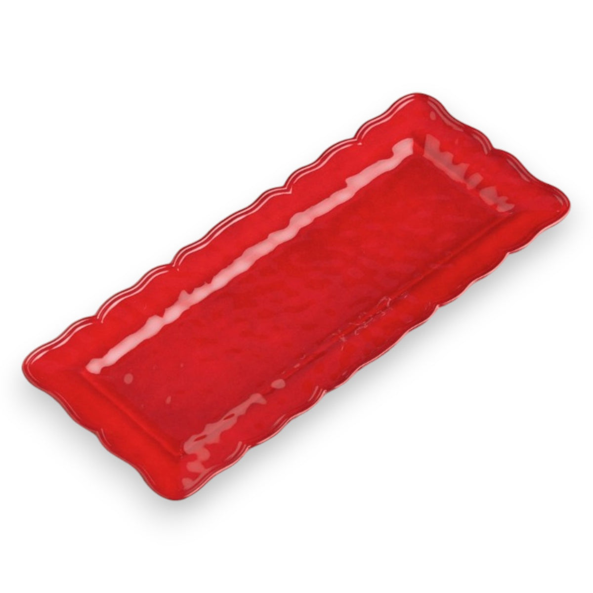 Isabella Red Holiday Rectangular Melamine Platter - A Taste of Kentucky