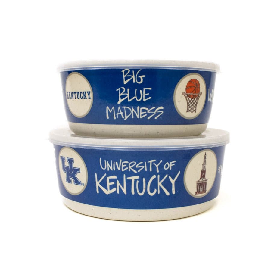 Kentucky Collegiate Bowl Set with Lids - A Taste of Kentucky