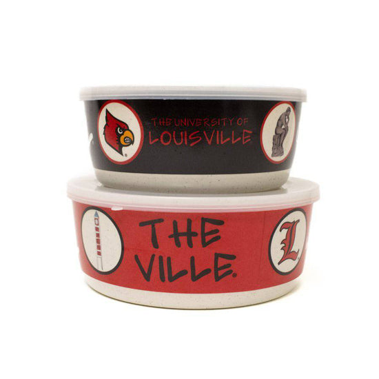 Kentucky Collegiate Bowl Set with Lids - A Taste of Kentucky