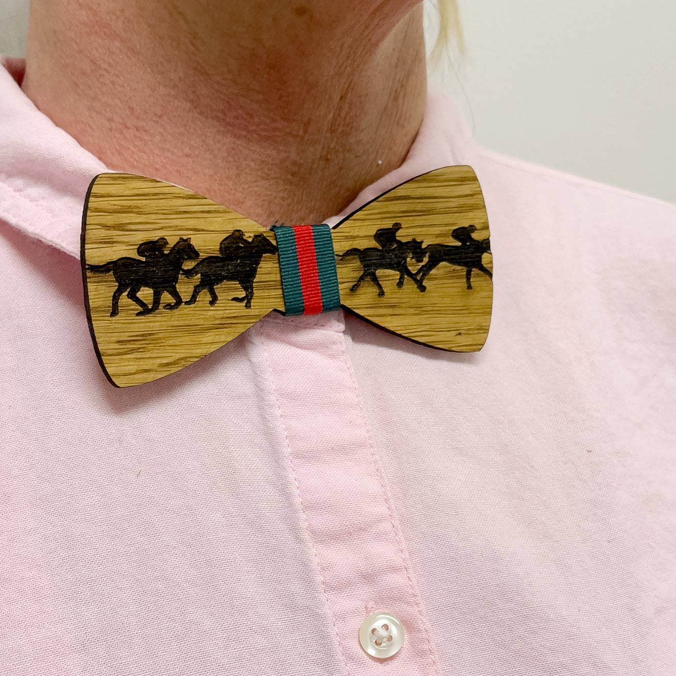 Kentucky Derby Wooden Bow Tie - A Taste of Kentucky