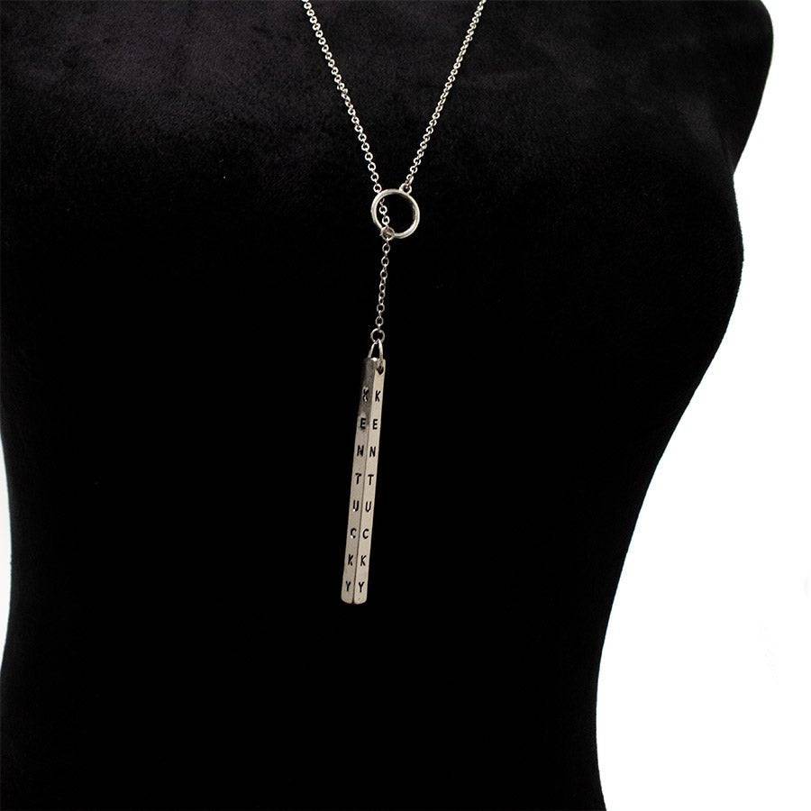 Kentucky Lariat Bar Necklace - A Taste of Kentucky
