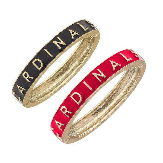 Louisville Cardinals Enamel Hinge Bangle - A Taste of Kentucky