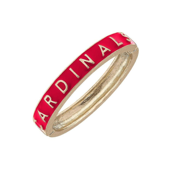 Louisville Cardinals Enamel Hinge Bangle - A Taste of Kentucky