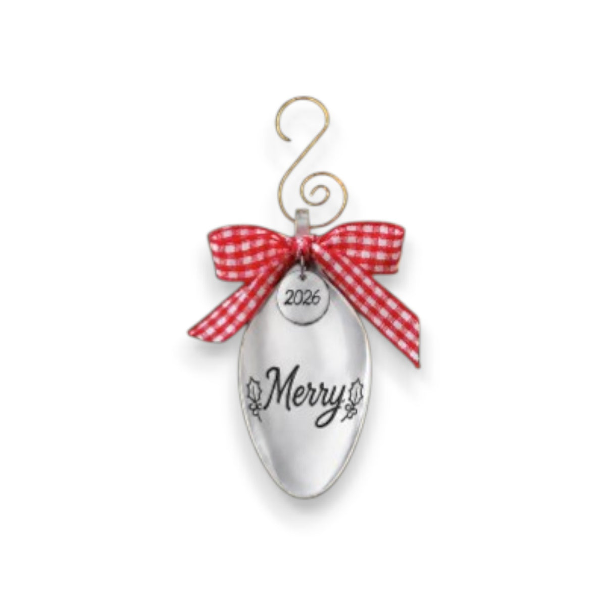 Engraved Spoon Bowl Christmas Ornament - A Taste of Kentucky
