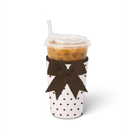 Swig Life Mocha Dots Collection | Insulated Mega Mug 40oz, Party Cup Sipper 14oz, Party Cup 24oz, Travel Mug 22oz, or Iced Cup Coolie