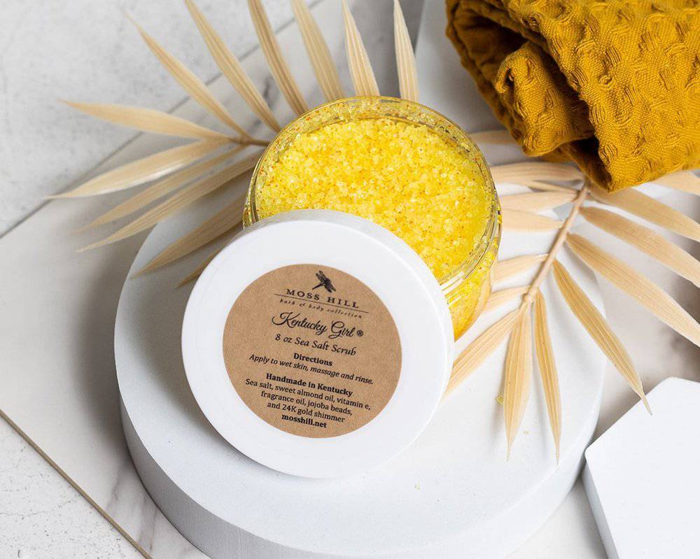 Moss Hill Sea Salt Scrub - A Taste of Kentucky
