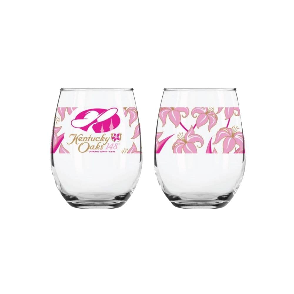 2022 Official 148th Kentucky Oaks Glass