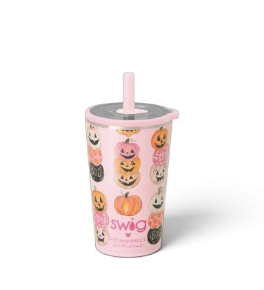 Swig Life Pumpkin Stacks Collection | Insulated Mega Mug 40oz, Travel Mug 22oz, Party Cup Sipper 14oz, or Iced Cup Coolie