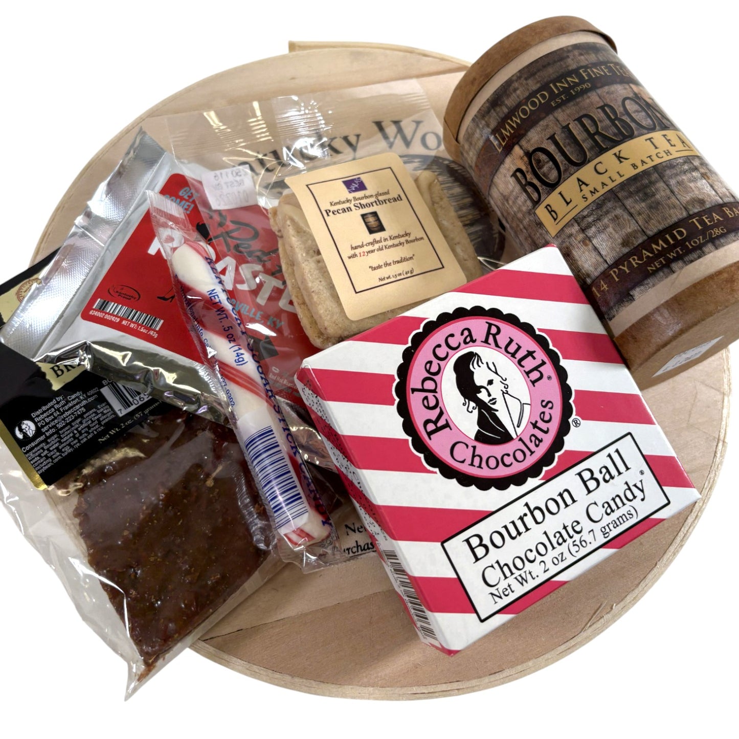 A detail shot of the rich Rebecca Ruth Bourbon Balls from the Let Them Eat Bourbon Gift Set.