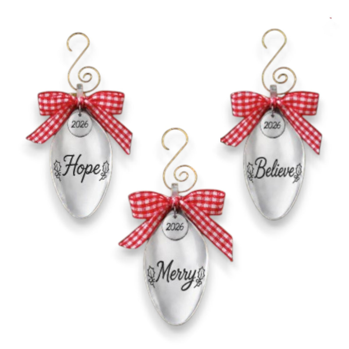 Engraved Spoon Bowl Christmas Ornament - A Taste of Kentucky