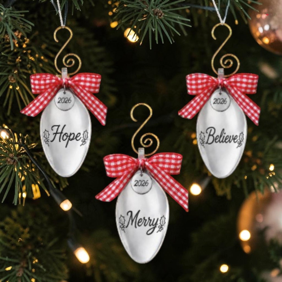 Engraved Spoon Bowl Christmas Ornament - A Taste of Kentucky