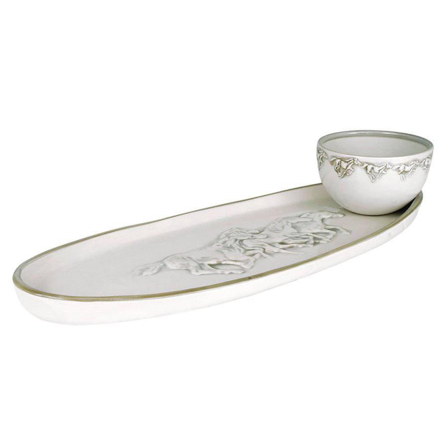 Stoneware & Co - Embossed Running Horse - A Taste of Kentucky